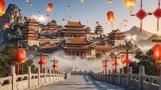 Uplifting Music (No Lyrics) | Lunar New Year Lantern Lights | 4K China Scenery｜正能量純音樂（無人聲）｜新春花燈