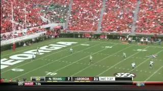 09/21/2013 North Texas vs Georgia Football Highlights