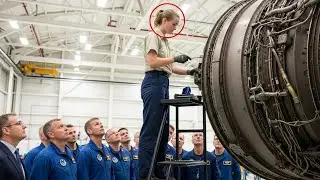 Experts Couldn&rsquo;t Repair Complex Jet Engine, Until the General Asked The Young Woman