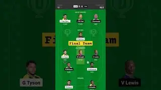 BAW vs TVH dream11 prediction today match | BAW vs TVH | Nature Isle T10 #dream11team #dream11