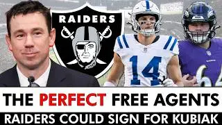Raiders Free Agency: The PERFECT 6 NFL Free Agents To Target On Offense For Klint Kubiak In 2026