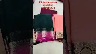 beautiful khadi Georgette sarees #sarees #chickpet #khadigeorgette #shorts
