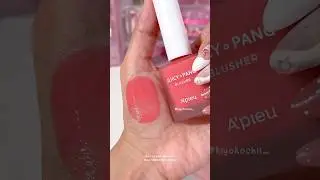 A&rsquo;pieu Juicy Pang Blusher in PK01 Strawberry 🍓🍧🎀☁️✨ #kbeauty #makeup #beauty #kpop #shorts #cute