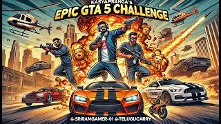 🔴 GTA 5 Challenge Madness w/ @telugucarry & @SriramGamer-01 | KasyapRanga Collab