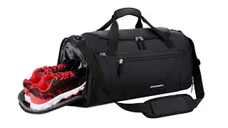 Gym Bag for Men and Women with Shoes Compartment - Mouteenoo