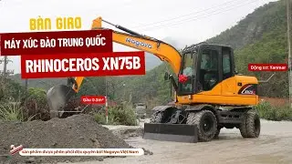 🚜 Kh&aacute;m ph&aacute; sức mạnh của m&aacute;y x&uacute;c đ&agrave;o Trung Quốc &ndash; Rhinoceros XN75B