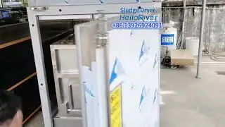 Integrated Design sludge Drying Machine dehydrator equipment Low Temperature Container Sludge Dryer