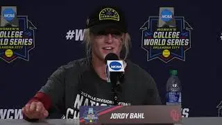 Oklahoma  WCWS  Champ Series Postgame vs Texas Game 2