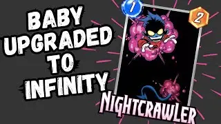 Marvel Snap Nightcrawler Baby Variant Upgraded to Infinity