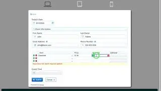 Forms Tutorial 2 - Table control