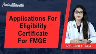NMC Invites Applications For Eligibility Certificate For FMGE