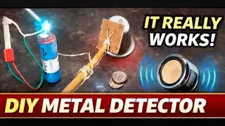 DIY Metal Detector | Simple Homemade Metal Detector Using Basic Components