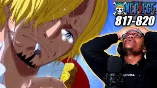 SANJI'S HEARTBREAK! | One Piece Episode 817-820 Reaction