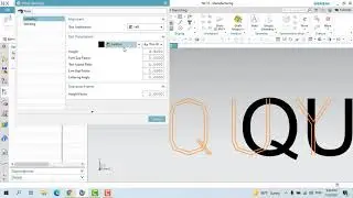 Lập trình Phay chữ  2D với Planar Text  | NX CAM Bài 12