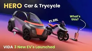 HERO Launched 3 New EV's 💥 Vida Novus at EICMA 2025