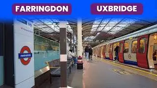Farringdon to Uxbridge 🚇 | Metropolitan Line Journey | London Underground