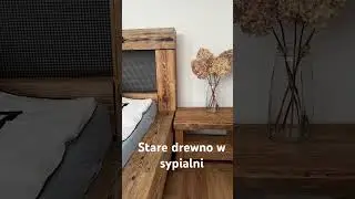 Meble ze starego drewna z odzysku #ł&oacute;żko #staredrewno #woodworking #ręcznierobione #starebelki