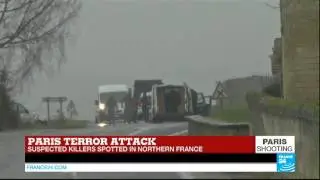 #BREAKING - Suspected killers of Paris terrorist attack spotted in Northern France