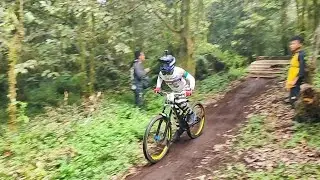Aksi para atlet downhill daerah di C1000 magetan || jatim seri 4 // #jatim  #magetan #mtb #bikepark