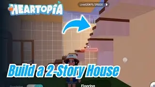 This House DOUBLES Your Space! - How to Build a Two-Story House in Heartopia Tutorial