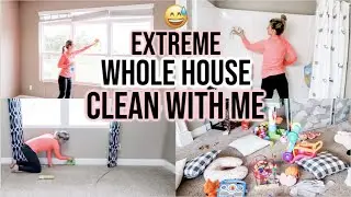 NEW! EXTREME WHOLE HOUSE CLEAN WITH ME 2020 | ALL DAY SPEED CLEANING MOTIVATION | CLEANING ROUTINE