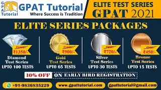GPAT-Tutorial: ELITE MOCK TEST SERIES