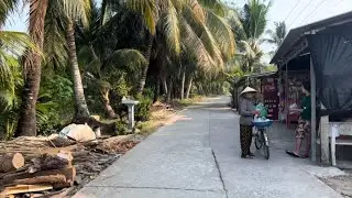 Bất Ngờ Vùng Quê Ấp An Bình, ở Bên Trong Đẹp Không Thể Tưởng, Khi Gặp Bà Lão Bán Xôi Bằng Xe Đạp