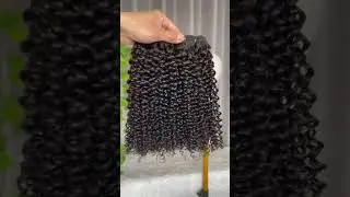 Jerry Curl Human Hair Bundles SDD Curly Raw Hair Weft #hairvendor #hairfactory #xuchang #wholesale