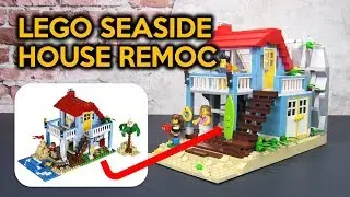 LEGO Seaside House 7346 reMOC for a Custom LEGO Beach