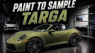New 2026 Paint to Sample Nato Olive Porsche 911 Targa 4S | Walk Around | 