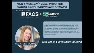 Heat Stress Isn't Cool. What you should know leading into Summer