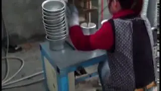 Aluminum cookware pot hydraulic press line