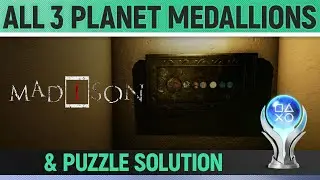 MADiSON - All 3 Planet Medallion Locations + Puzzle Solution 🏆