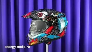 Кроссовый шлем Nenki с визором