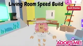 LIVING Room Build Hacks | Cozy Aesthetic Living Room Speed Build | DECOR Adopt me. ROBLOX  ** NEW **