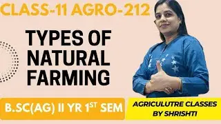 Types of Natural Farming/class 11/B.Sc(Ag) 2nd yr 1st sem/Agronomy/Natural Farming
