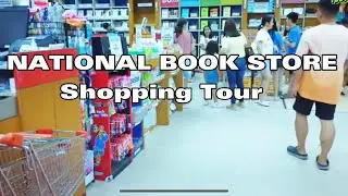 4K Shopping Tour at NATIONAL BOOK STORE/March 2023/Philippines largest bookstore chain