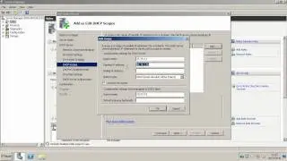 Installing DHCP - Windows Server 2008 R2