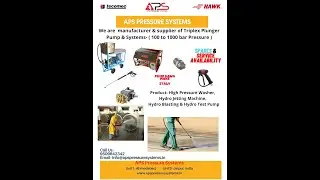 High Pressure Jet Cleaning (APS Pressure Systems ) India