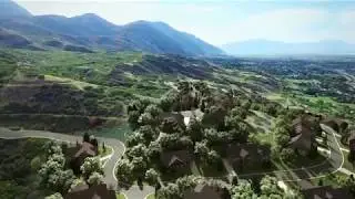 architectural rendering - residential development aerial animation