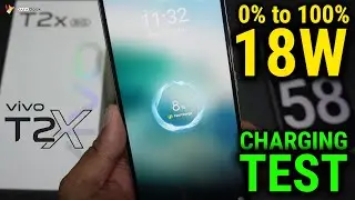 vivo T2X 5G Charging Test | 0% to 100% Charging Test with 18W Fast Charger #datadock
