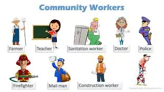 TL4K - Who are community workers, easy learning for kids