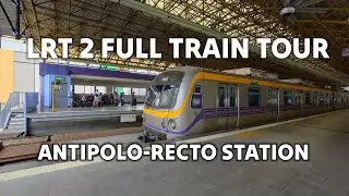 [4K UHD] FULL RIDE Antipolo to Recto via philippine Train | LRT-2 2025
