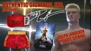 Dolph Lundgren Private Autograph Signing For AuthenticSigningsInc.com