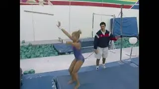 How to do a Flyaway Dismount on Bars featuring Coach Steve Nunno