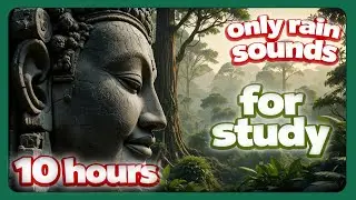 10 hours Gentle Rain Echoes in the Empty Temple | Sanft Regen Echos in der Leer Tempel