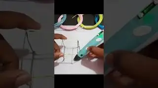 Crafting a 3D CUBE || 3D pen crafts || #CraftsBites