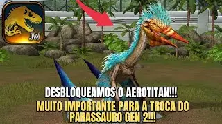 DESBLOQUEAR O AEROTITAN FOI ESSENCIAL PARA ESSA TROCA!!! - Jurassic World The Game