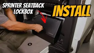 Mercedes-Benz Sprinter Seatback Locker | The Ultimate Lockable Storage Box by Agency 6