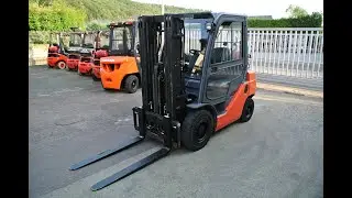 Toyota 02 8FGF25 Treibgas Gabelstapler, Triplex Vollfreihub, Vollkabine mit Heizung, 4 Ventile